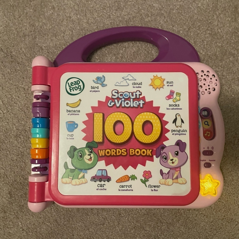 Leapfrog Scout & Violet 100 Words Book - Pink and Purple